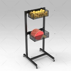 배드민턴라켓거치대 테니스 테니스보관대 스탠드 보관 배드민턴라켓 진열 보관함, 1개, 블랙