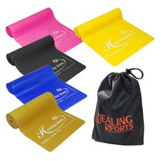 고무나라 라텍스 밴드 5종 + 파우치 세트, 혼합색상, 1세트