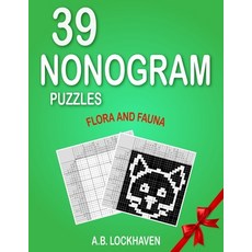(英文圖書)39 Nonogram Puzzles: Flora and Fauna 平裝版, Twisted Key Publishing, LLC, 英文