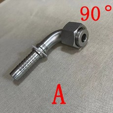 미터법 M10-42 유압 콘 호스 엔드 홀드 유형 튜브 고압 유압 피팅 6-25mm 가시 튜브 조인트 커넥터, A bend, 25MM to M42x2, 1개