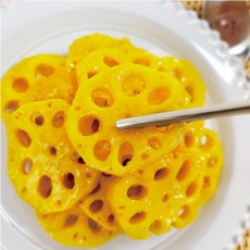 해품 유자연근피클 500g 1kg 유자연근무침, 1개