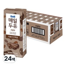 매일유업 매일두유 초콜릿, 190ml, 24개