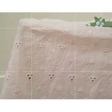 布哥哥商店 繡花布 薄透氣MIT, 1個, 粉色,尺, 粉色