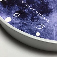 픽유아 벽걸이 벽시계 실내 아날로그 귀여운, Q. 심플한 흰색 프레임 스타일 번호가 포함된 메시지, A. 10인치