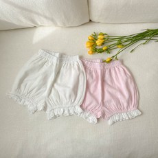 대성사KC 밀크블루머<br><화이트/핑크><br>*5~13*