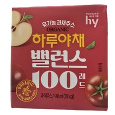 하루야채 밸런스100 레드, 140ml, 24개