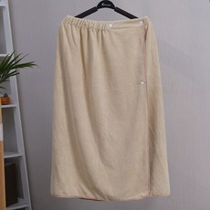 피부샵 목욕탕 스파 수건 가운 맛사지샵 타올 입는, 프리 사이즈, 1개