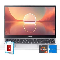 Acer Aspire 3 노트북 | 15.6인치 FHD(1920 x 1080) 디스플레이 AMD Radeon 8코어 Ryzen 7-5700U 32GB RAM 1TB SSD(51, 32GB RAM | 1TB SSD, Windows 11 Home