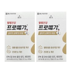 종근당건강 알티지 오메가3 듀얼, 40정, 2개