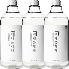 살림백서 액체 울세제 본품, 1L, 3개