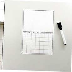 냉장고 화이트보드 자석 메모판 월간 달력 일정표 계획표 보드 펜포함, 상세페이지 참조