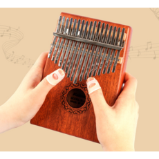 칼림바 어쿠스틱 마호가니(악보집포함), 1개