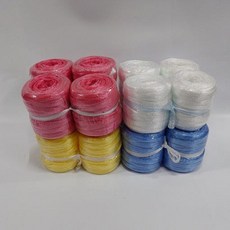 포장용 유성바인더 끈 (소) 이사 바인다 포장끈 이사 택배 노끈 고추 비닐 다용도, 노랑, 1개