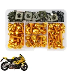 오토바이 페어링 볼트 패스너 클립 나사 야마하 YZF R1 R3 R6 MT03 FZ07 190 개