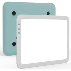 THOETO A4 충전식 LED 초밝은 조명 패드 3500mAh 리튬 배터리로 작동하는 크리컷 제초 비닐 도구 휴대용 무선 보드추적 다이아몬드 페인팅 스케치 및 드로잉용 박스, White