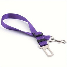 조절 강아지 자동차 벨트 여행용 애완동물 클립 내구성 나일론 중형견에 적합, 1개, 6. 보라색