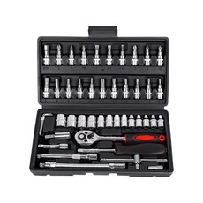 멀티툴 소켓렌치 복스알 46종 세트, 1세트