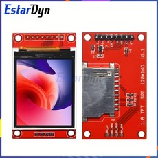 ARDUINO RASPBERRY PI 홈 LCD 128X160 1.8" ESP32 스마트 SPI ST7735S 3.3V/5V TFT 디스플레이 IOT용 MICROPYTHON