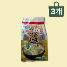 미니미소장국 1.48kg(8gX185개입) X 3개 일회용 배달용 미니 미소된장국, 1.48kg