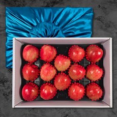 추석 명절 과일선물세트 꿀사과 5KG 보자기 선물포장, 1박스