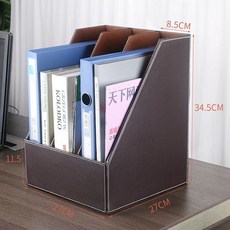 책상밑서랍 데스크정리 트레이 수납함 서랍장 책상위, 1개, J. 브라운3열 파일 홀더