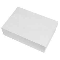 주호팩 주호팩 고급 한지 싸바리박스 선물상자, 1개, 화이트