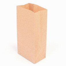 일회용봉투 무지 크라프트 각대봉투 포장 종이봉투 페이퍼백 답례, 중 - 화이트