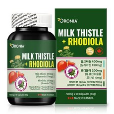 오로니아 밀크시슬 컴플렉스 간에 좋은 실리마린 영양제 750mg, 1개, 90정