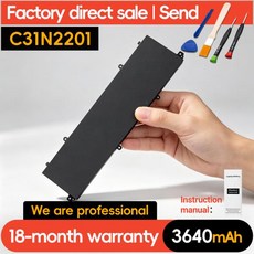 suozhan C31N2201 0B200-04260000 ASUS Vivobook Go15 E1504G ADOL14V MT7902 16 X1605EA F1504ZA-SB34용, 01 검정색, 01 China Mainland, 01 3001 - 4000 MAh