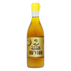 장수텃밭 통들깨100% 옛날 들기름 350ml, 1개