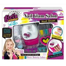 啾蒂家 彩繪指甲玩具組 女童指甲油 生日禮物 聖誕禮物, 電動彩繪指甲機組, 1個