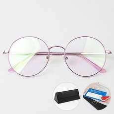 스타일호른 블루라이트 차단 오버사이즈 정원형 안경