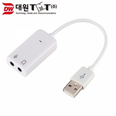 대원TMT DW-USOUND USB 사운드카드, 1개