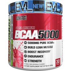 Evlutionnutrition BCAA補充粉 5000mg, 櫻桃酸酐汁, 1個, 249克