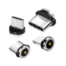 자체 폰케이블 마그네틱 헤드 충전기 자석 USB 플러그 전화, C타입GD07404, 1개