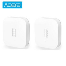 Aqara 진동 센서 Zigbee 경보 용 무선 충격 감지기 Mi home HomeKit APP와 함께 홈 자동화 작업, 2pcs