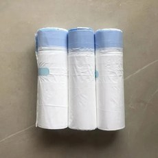 톤피 자동 청소 박스용 헤비 듀티 고양이 화장실 라이너 핏으로 깔끔함 유지 냄새 방지 쓰레기 봉투 배변, 1개, 기본