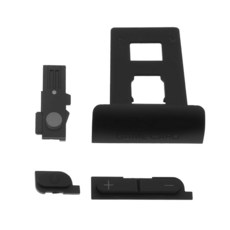 YINETTECH 게임 콘솔 파워 볼륨 버튼 카드 슬롯 커버 닌텐도 스위치 OLED와 호환 블랙 182069 8135524153