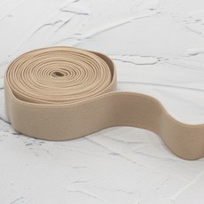 [마이원단] sc3185 소프트 2.5cm 허리 고무밴드, 1개, 베이지