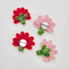 솜씨키트 모루 카네이션 브로치 만들기 DIY 키트(5인용), 1세트, 카네이션브로치-분홍 1세트, 카네이션브로치-분홍