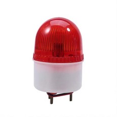 Othmro 1Pcs LTE-5051 110V 3W 경고등 산업용 신호탑 램프 원형 LED 경보등 플라스틱 전자 부품 스트로 코픽 빨간색, LTE-2071220V, 1개