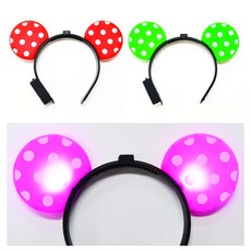 디오유엔 카페포토존 머리띠 라이트 미키 랜덤1개