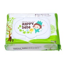 HAPPY bebe 超純水濕巾, 6, 86, 60g