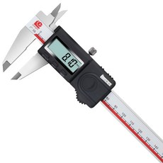 廣陸 0-150mm視覺旋轉電子數顯卡尺 不銹鋼游標卡尺 數字測量卡尺 翻蓋型可換視角, 1個, 118-601 0-150mm可換視角