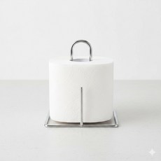 스탠드형 무타공 스텐 휴지걸이 키친타올 거치대 수직거치대