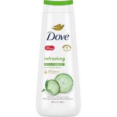 도브 고 프레시 쿨 모이스처 바디 워시 큐컴버 & 그린 티, 1개, 591ml
