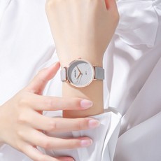 DOUKOU 韓版學生文藝數字考試手表 靜音休閒ins風皮帶女錶