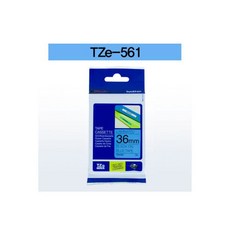 라벨 PT P900W P950NWB 36mm TZe 561 파랑 브라더, 브라더 라벨 PT-P900W PT-P950NWB 36m, 1개