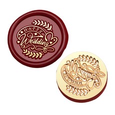 Sealing Stamp Head Wax Stamp Head Emboss Sealing Brasses Scrapbooking Stamp Head, HLJ10, 5AC614950_LJY, 1개