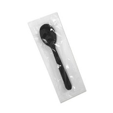 생활을그리다 아이스크림용 일회용 스푼 12cm 블랙, 1개입, 150개